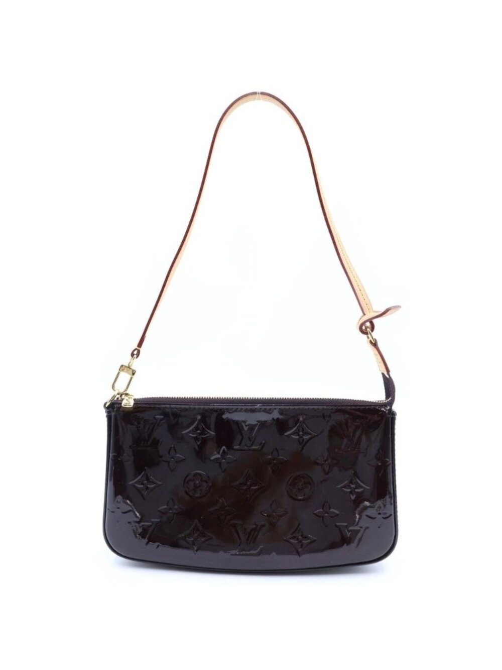 Louis Vuitton Pochette Accessoires Pouch Monogram Vernis Amarante